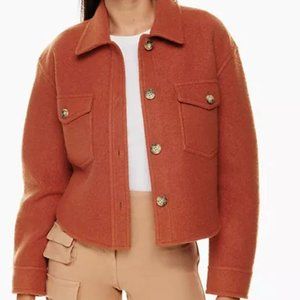 [New with Tag] Aritzia WILFRED FREE Aritzia THE GANNA™ CROPPED SHIRT JACKET XXS